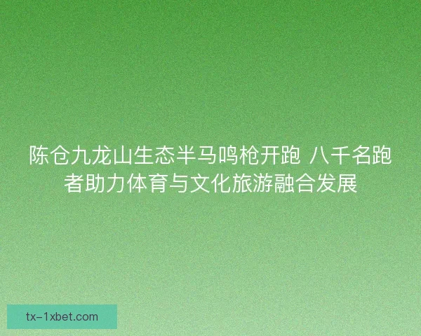 陈仓九龙山生态半马鸣枪开跑 八千名跑者助力体育与文化旅游融合发展